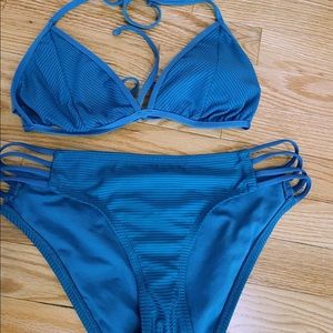 Blue bikini